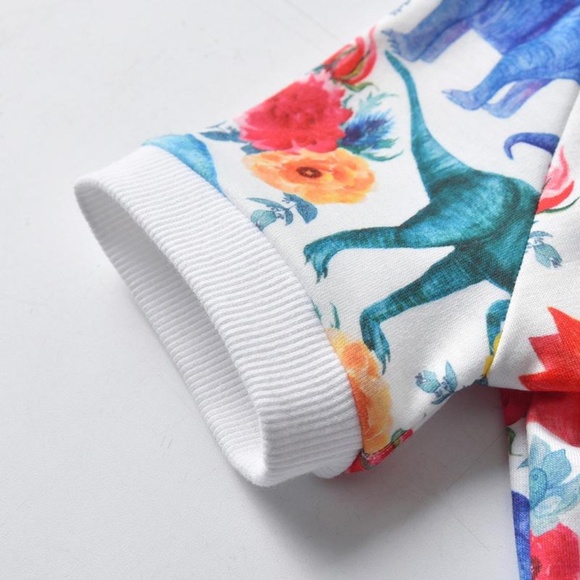 Girls Dinosaur Tee & Shorts Set - Picture 10 of 12